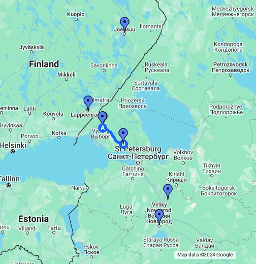 Novgorod – Google My Maps