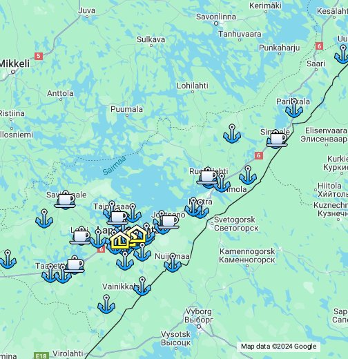 Etelä-Karjala – Google My Maps