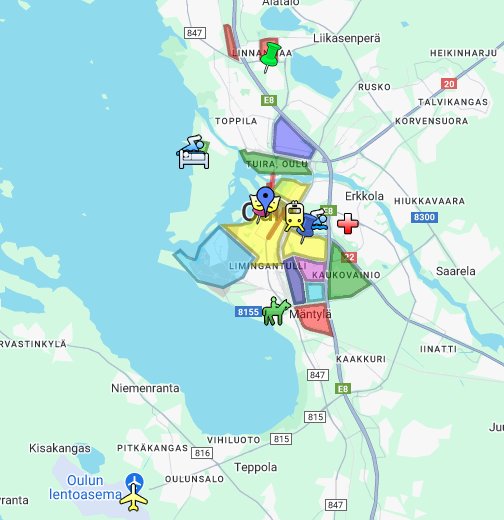 Oulu, Finland – Google My Maps
