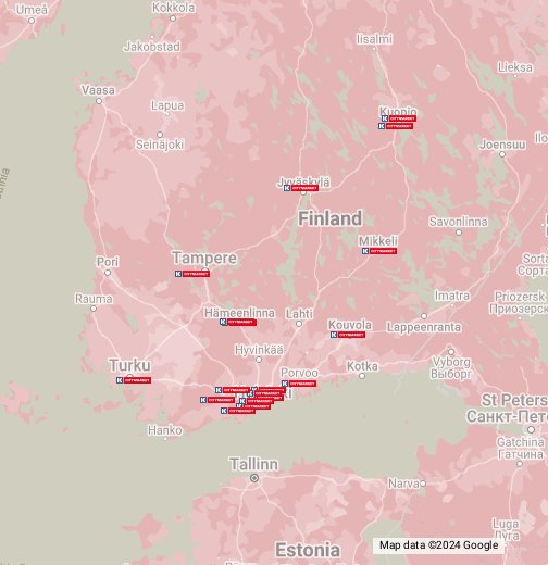 Järvi-Suomen Herkku - myyntipaikat – Google My Maps