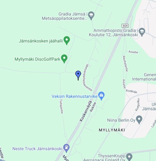 Jämsänkosken jäähalli – Google My Maps