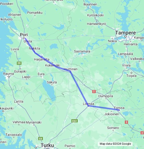  Pori-Loimaa-Forssa – Google My Maps