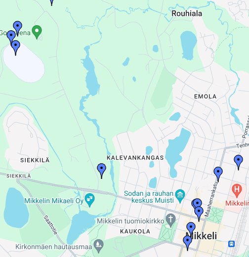 Mikkeli, Services – Google My Maps