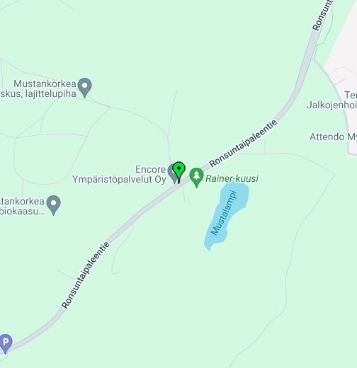 Mustankorkea Oy – Google My Maps