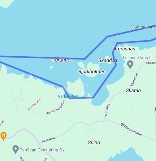 Suvisaaristo 6,03 km – Google My Maps