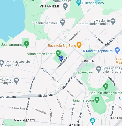 Jyväskylä, Aatoksenkatu – Google My Maps