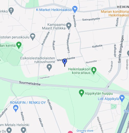 Puistola, Maamiehenkuja 5 G 82 – Google My Maps