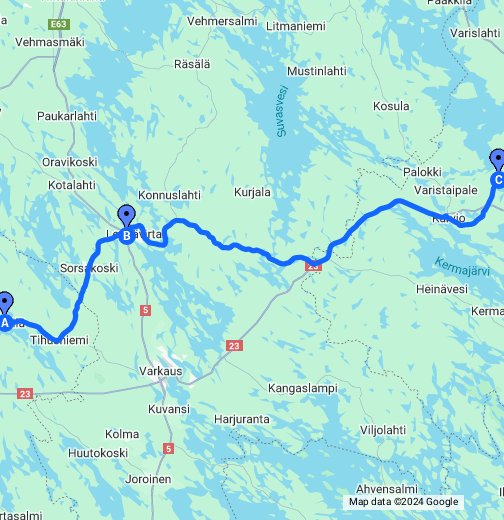 konnuslahti kartta Reittiohjeet paikkaan Kalmalahdentie 8, Leppävirta, Suomi – Google 