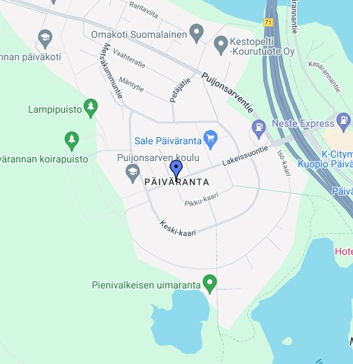 Kaupunginosat - Päiväranta – Google My Maps