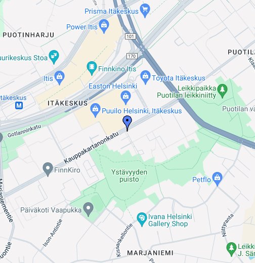 itäkeskus kartta Salon Dea – Google My Maps
