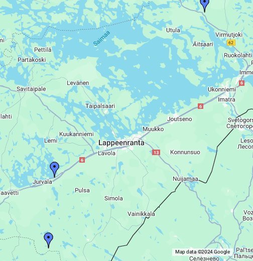 Salpalinjan vierailukohteita Etelä-Karjalassa – Google My Maps