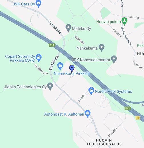 Honka Trading Oy Pirkkala – Google My Maps