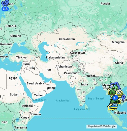 thaimaan kartta suomeksi Jomtien – Google My Maps