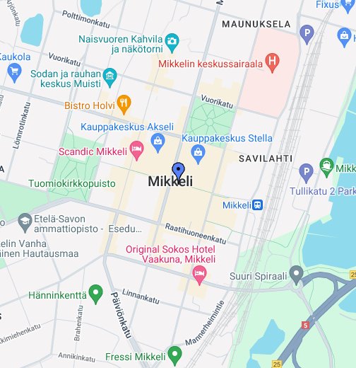 mikkelin kartta Mikkeli – Google My Maps