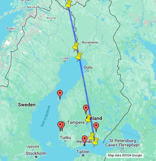 World Heritage in Finland – Google My Maps