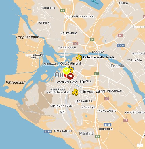 The Irish Festival of Oulu – Google My Maps
