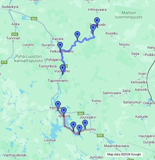 Kemijoki Experience - River Map – Google My Maps