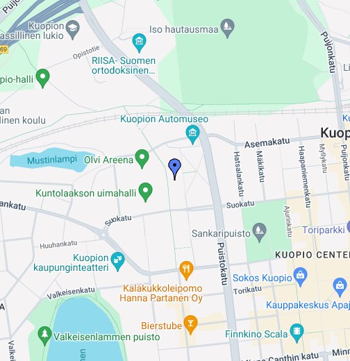 Kuopion kansalaisopisto – Google My Maps