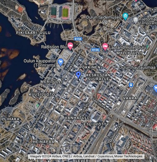 Arkkitehtitoimisto Lukkaroinen Oy, Oulun toimisto – Google My Maps