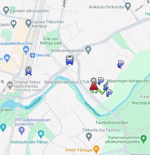 Luonnonvarakeskus Vantaa – Google My Maps