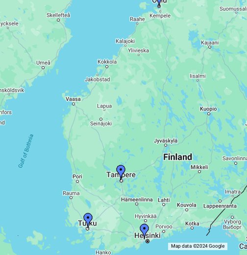 AS3 Finland Oy, Espoo – Google My Maps