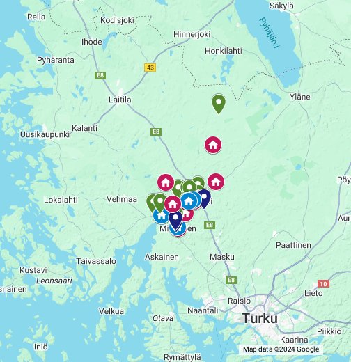 Mynämäen kunta – Google My Maps