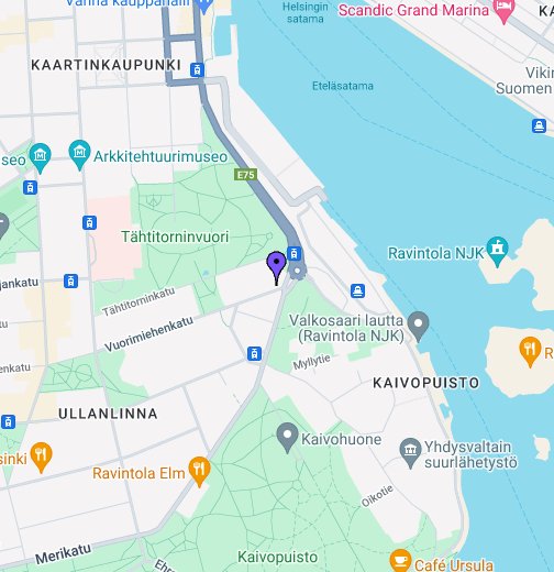 Russian Tours Lähialuematkat – Google My Maps
