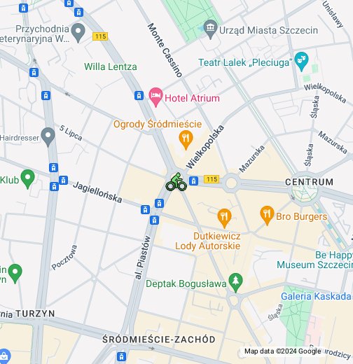 Puolan kartta pyörämatkat – Google My Maps