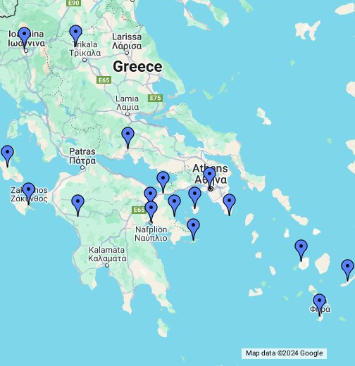 carte grèce Grèce – Google My Maps