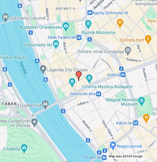 budapest térkép deák ferenc tér Siesta cipő   Haris köz 3. (Ferenciek terénél) – Google Saját térképek