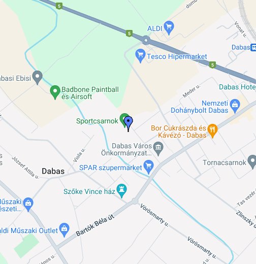 dabas térkép Dabas Városi Sportcsarnok – Google Saját térképek