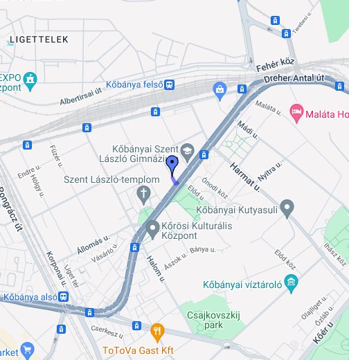 kőbánya térkép Budapest 1102 Szent László tér 20 – Google Saját térképek
