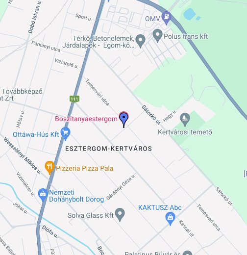 esztergom kertváros térkép Boszitanya – Google Saját térképek
