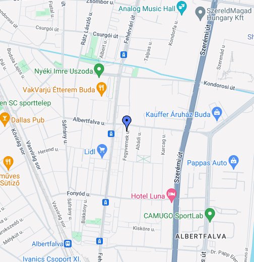 fegyvernek térkép Fegyvernek utca 2 – Google Saját térképek