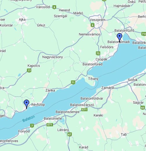 balatonalmádi térkép Reisebüro Opus GmbH – Google Saját térképek