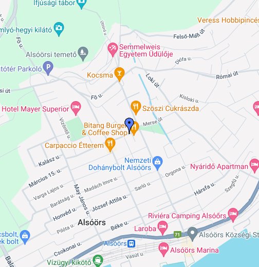 alsóörs térkép Alsóörs Sportcsarnok – Google Saját térképek