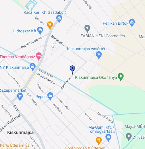 kiskunmajsa térkép Zöldparadicsom, Sport  és Szabadidőközpont – Google Saját térképek