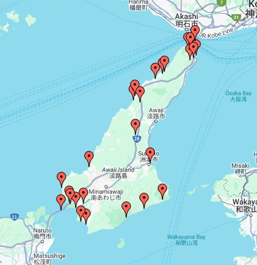 淡路島 Google マイマップ