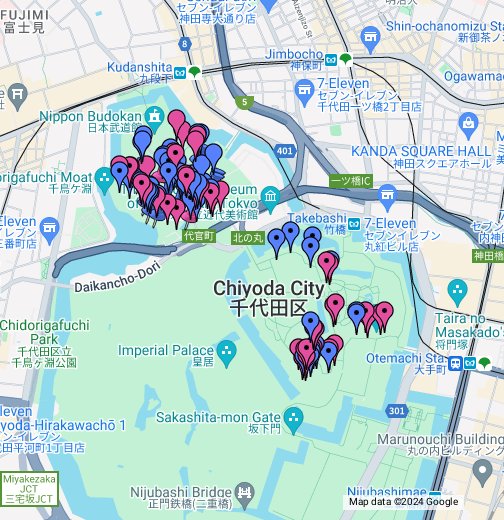 冬芽観察マッ プ 北の丸公園 皇居東御苑 Google マイマップ