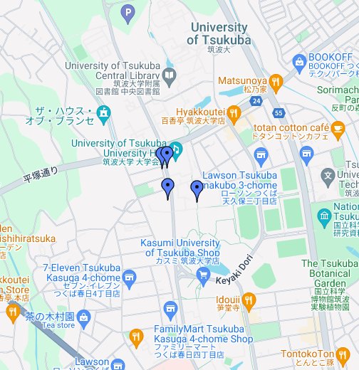 筑波大学体育ギャラリーst Google マイマップ