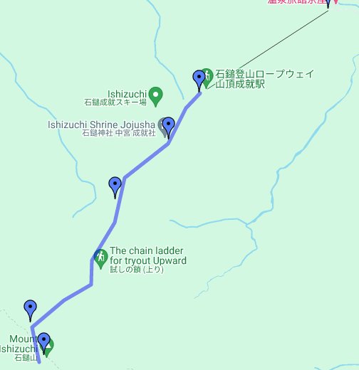 石鎚山 - Google マイマップ