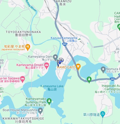 亀山湖 Google マイマップ