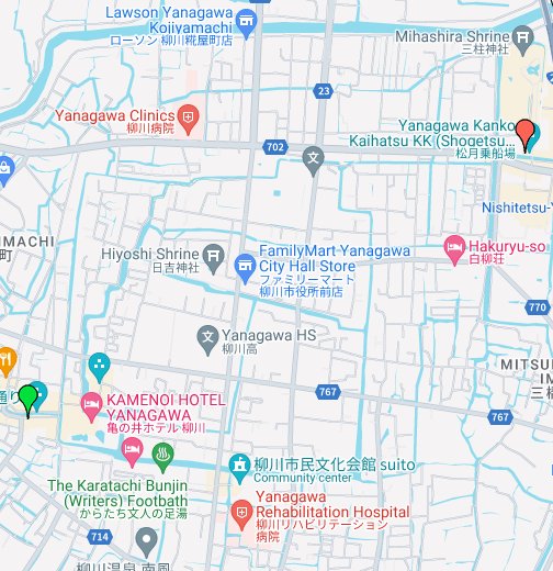 柳川観光開発株式会社 Google マイマップ