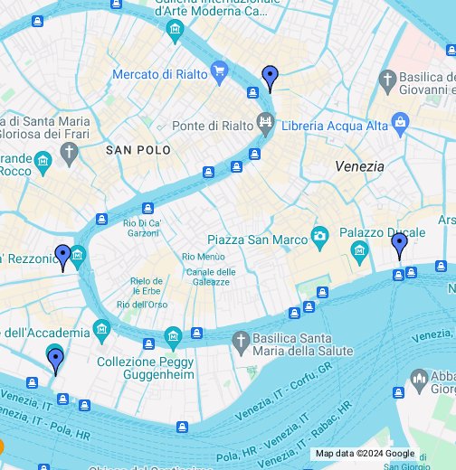 ヴェネツィア Google マイマップ
