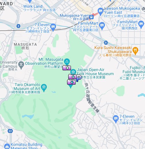 生田緑地 Google マイマップ