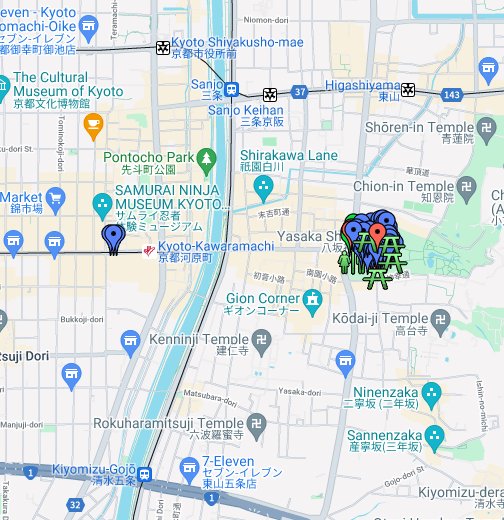 八坂神社 Google マイマップ