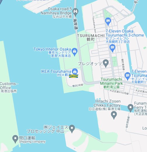 Ikea鶴浜 Google マイマップ