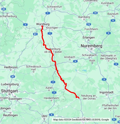ドイツのサイクリングマップ-