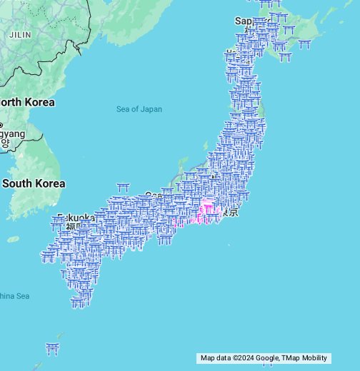 プロジェクト ”山神社”Map - Google マイマップ