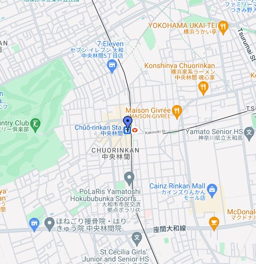 神奈川県大和市中央林間３丁目３ ２ Google マイマップ
